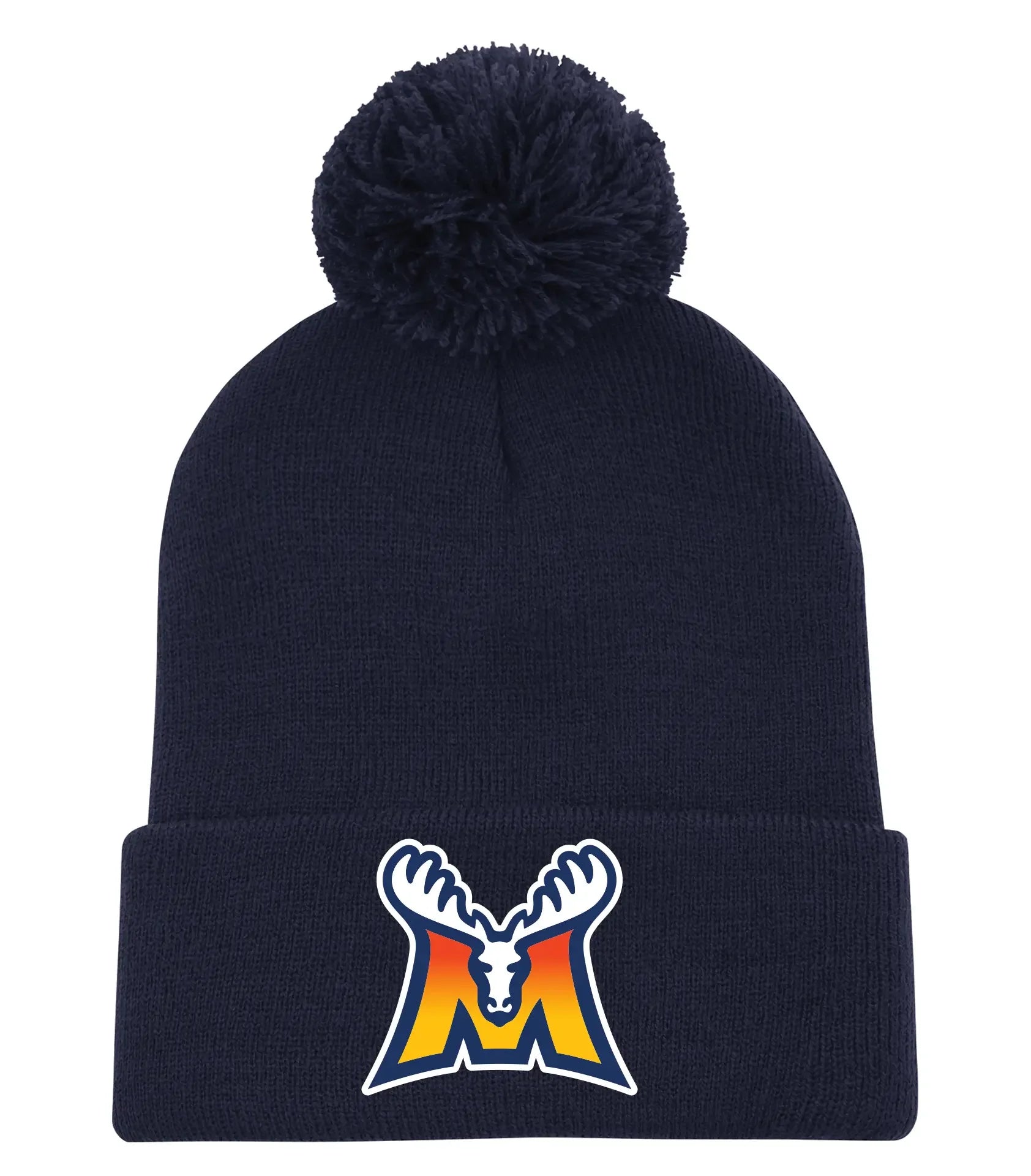 Pom pom toque - Embroidered