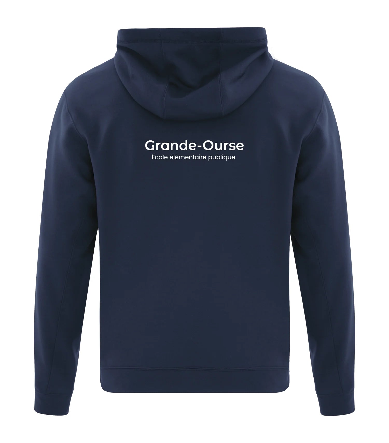 ADULT POLYFLEECE FULL ZIP HOODED SWEATSHIRT