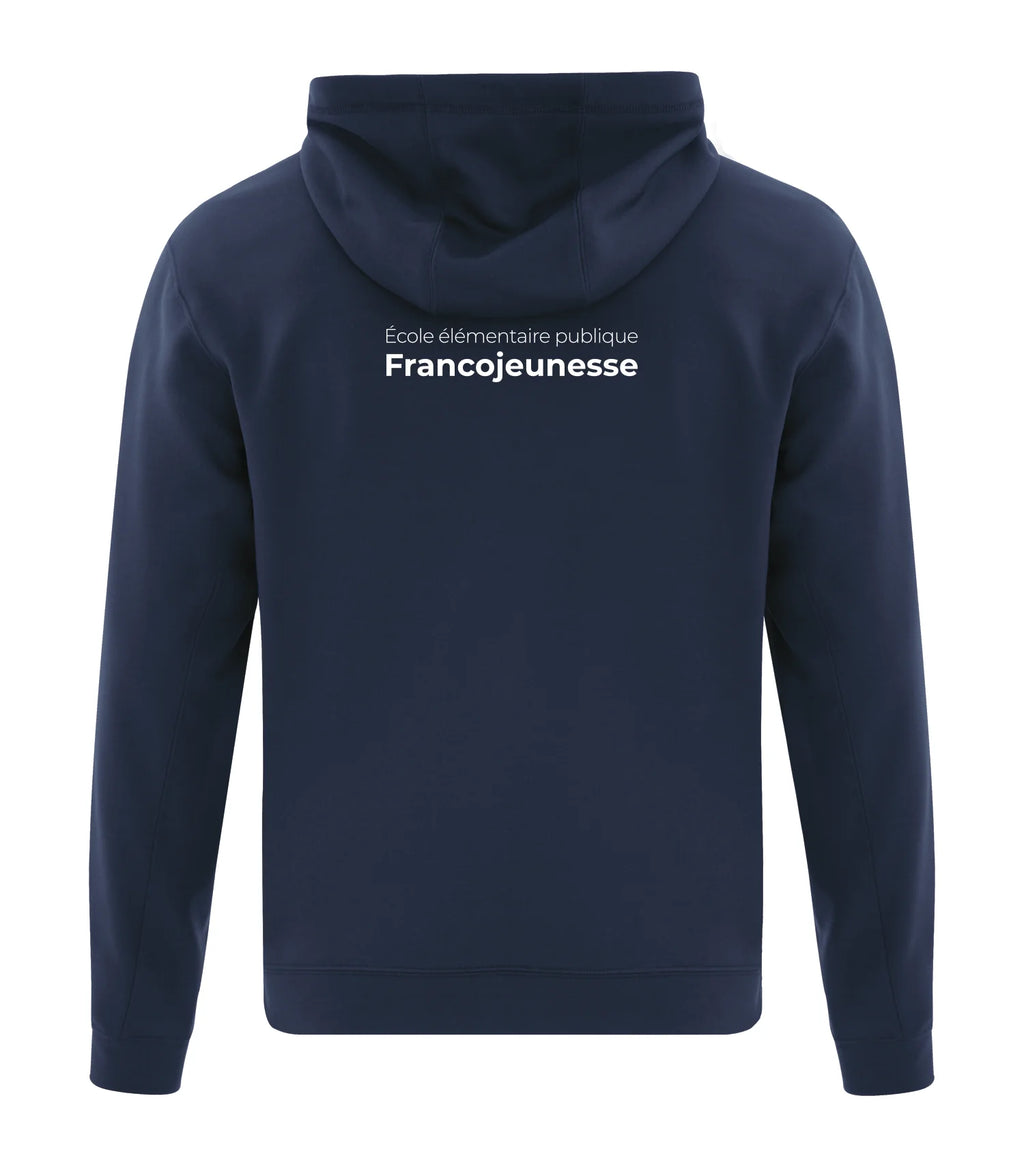 ADULT POLYFLEECE FULL ZIP HOODED SWEATSHIRT