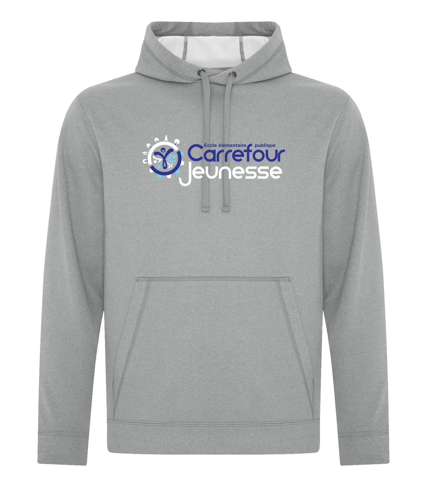 Youth Polyester Fleece Hooded Sweatshirt