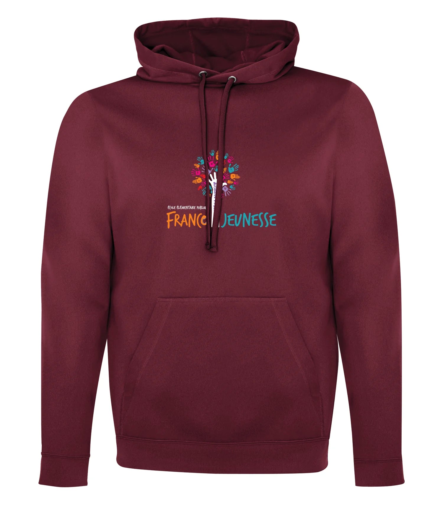 ADULT POLYFLEECE HOODED SWEATSHIRT