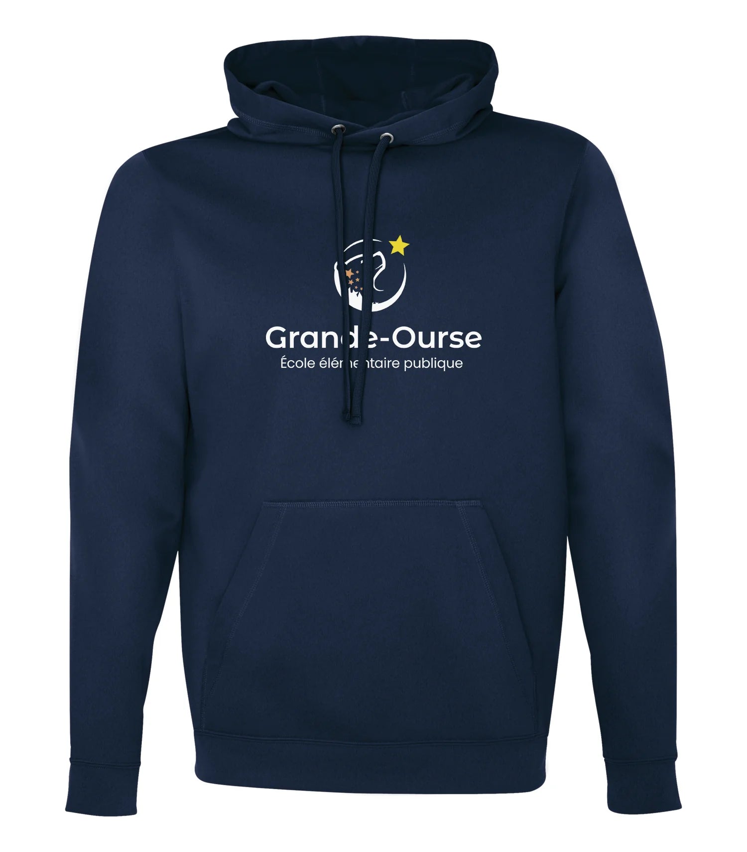 ADULT POLYFLEECE HOODED SWEATSHIRT