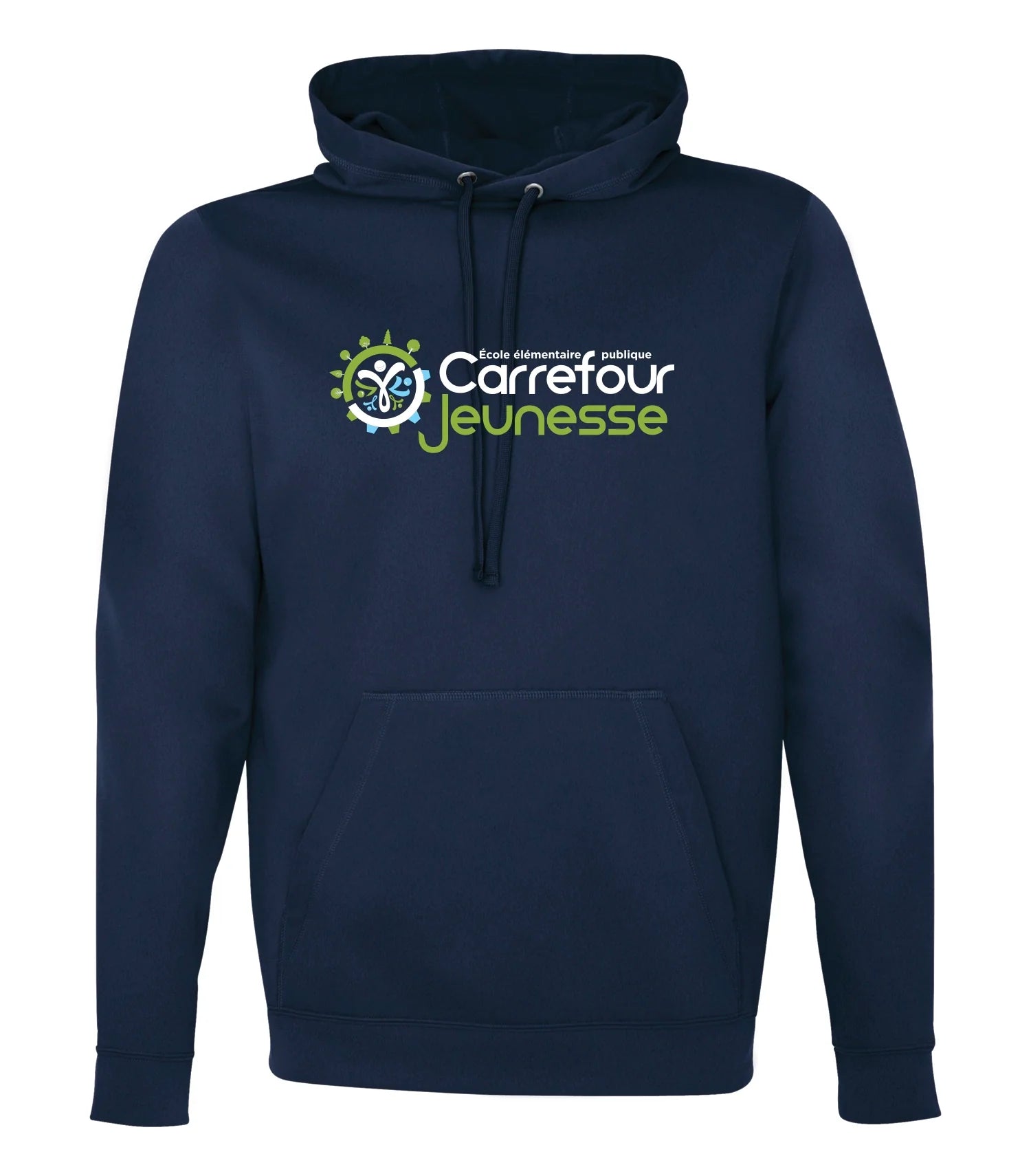 Adult Polyester Fleece Hooded Sweatshirt