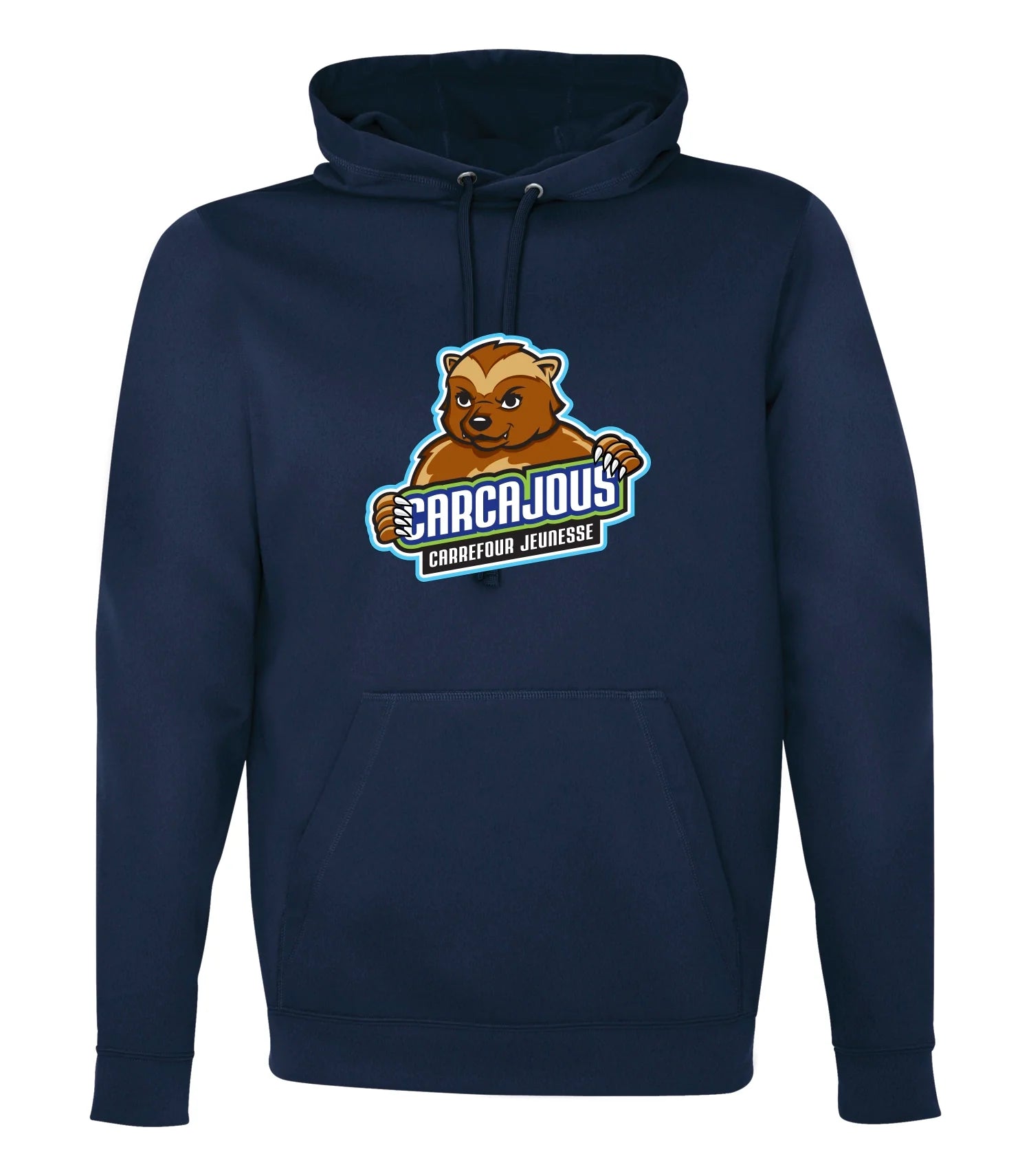 Youth Polyester Fleece Hooded Sweatshirt