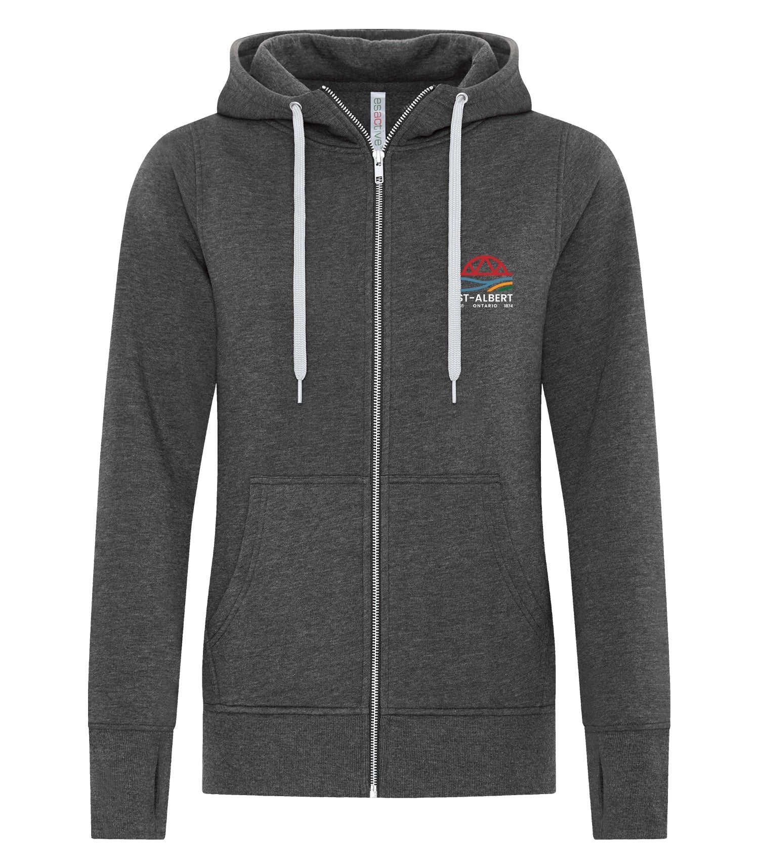 CORE FULL ZIP HOODED LADIES' SWEATSHIRT