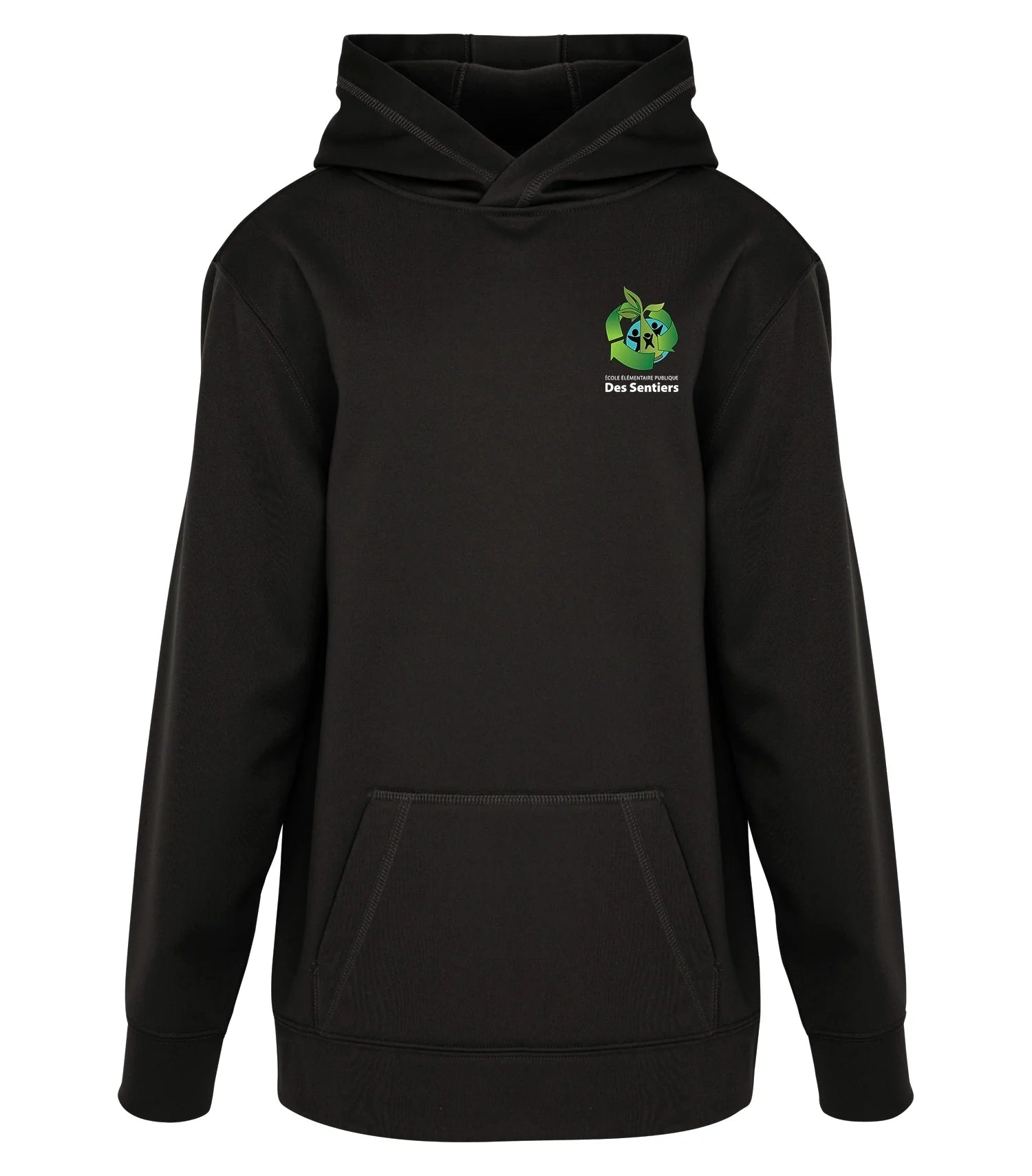 POLYFLEECE HOODED YOUTH SWEATSHIRT