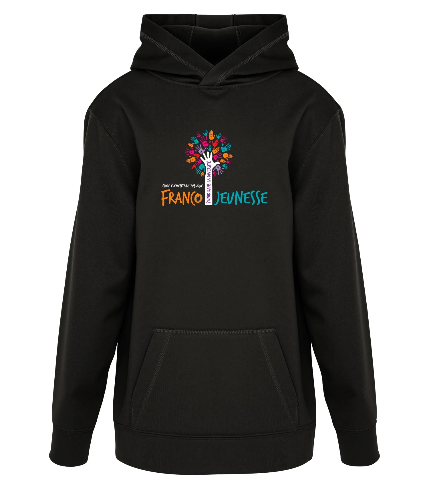 POLYFLEECE HOODED YOUTH SWEATSHIRT
