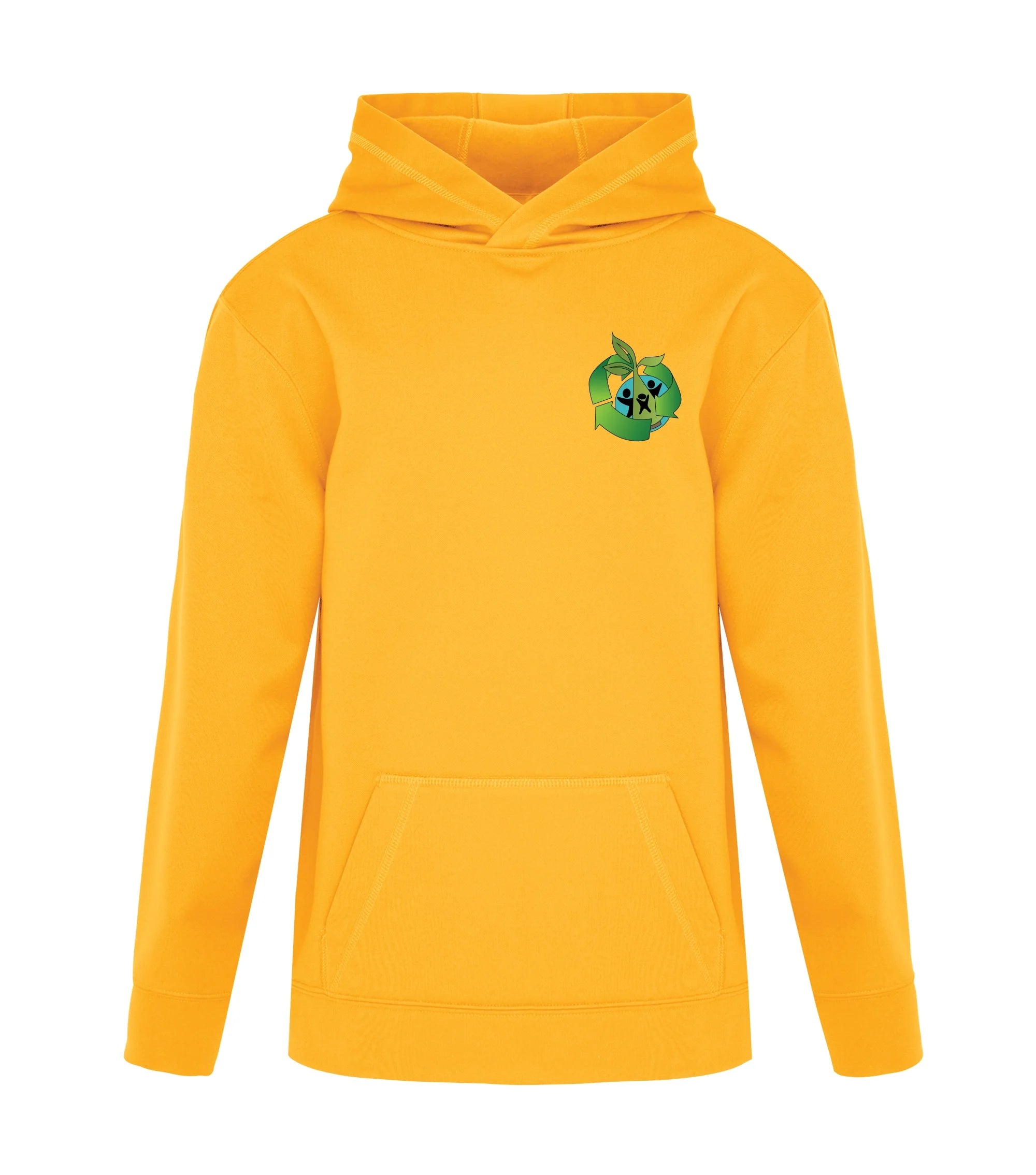 POLYFLEECE HOODED YOUTH SWEATSHIRT
