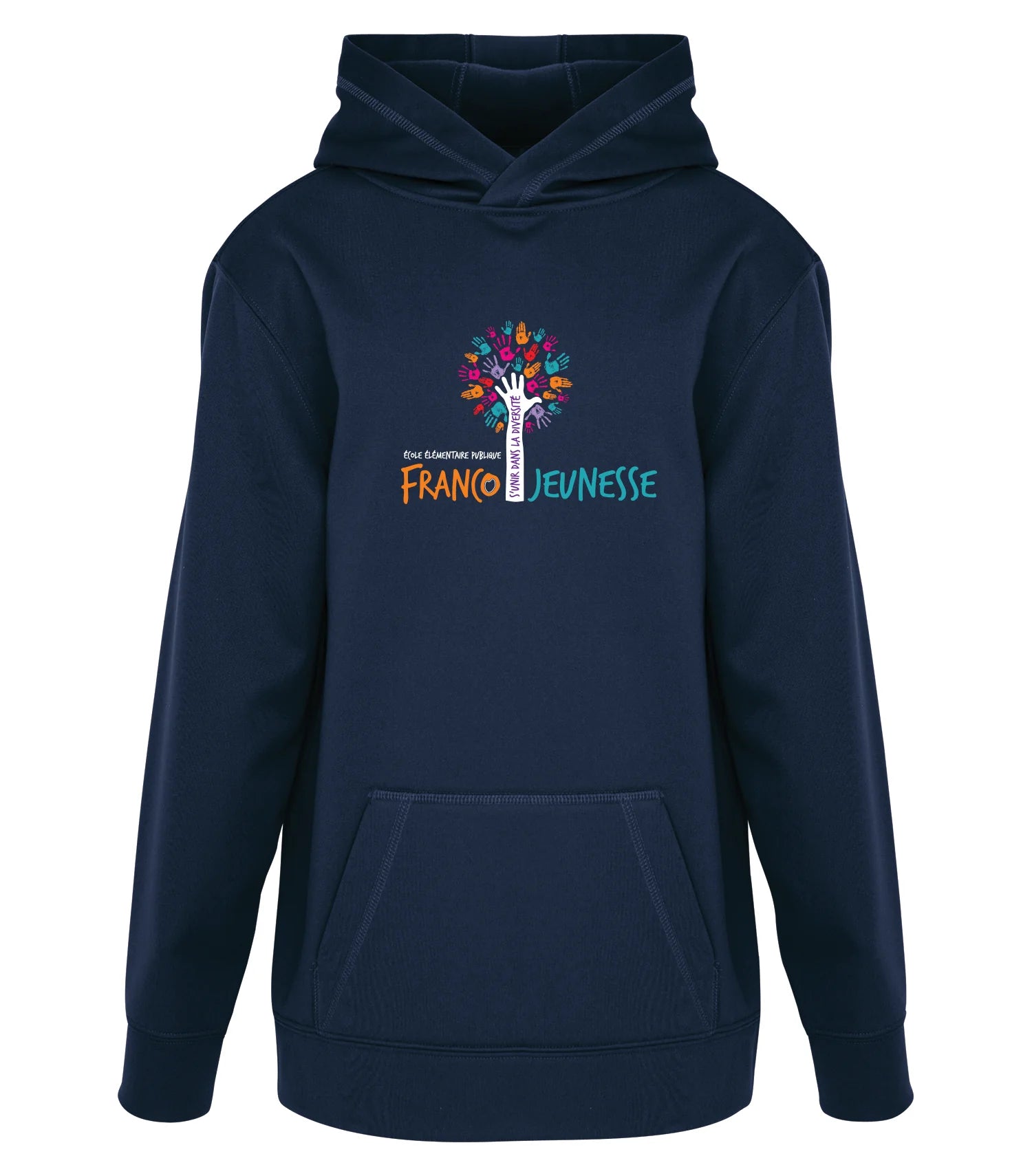 POLYFLEECE HOODED YOUTH SWEATSHIRT