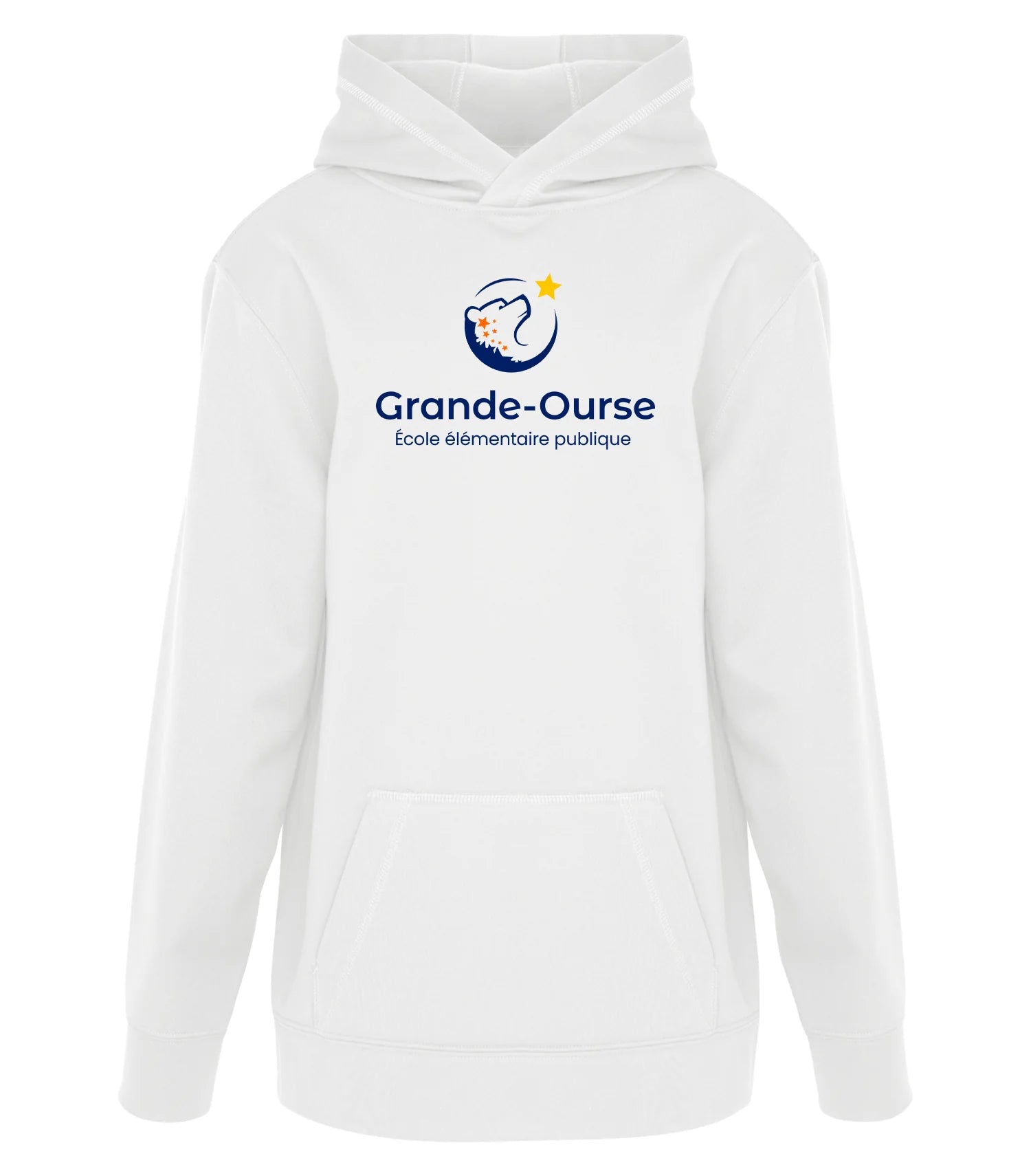 POLYFLEECE HOODED YOUTH SWEATSHIRT