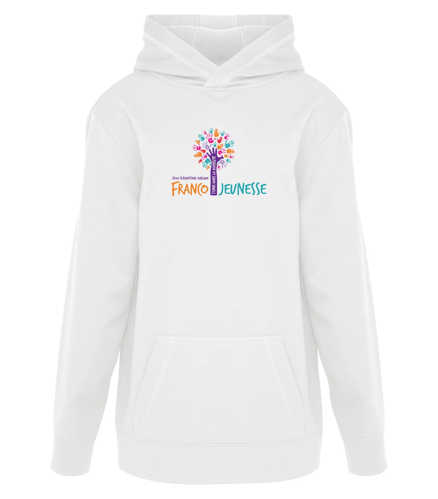 POLYFLEECE HOODED YOUTH SWEATSHIRT